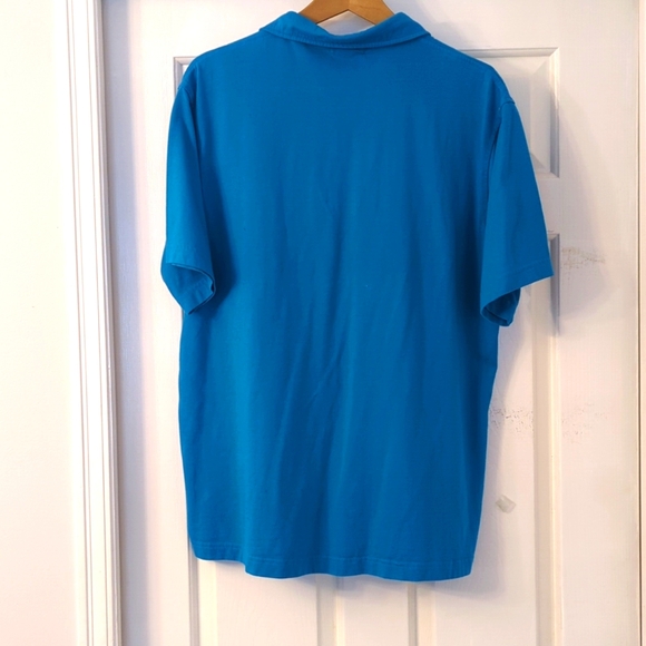 Men's Lands End Blue Polo Size Large - Picture 3 of 3